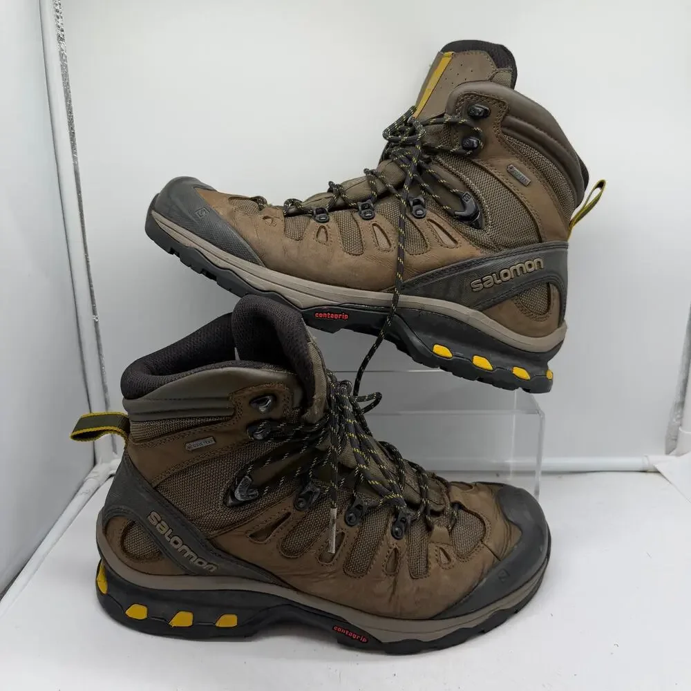 Salomon Quest 4D 3 GTX Hiking Boots Mens 10.5 401518 Waterproof Trail